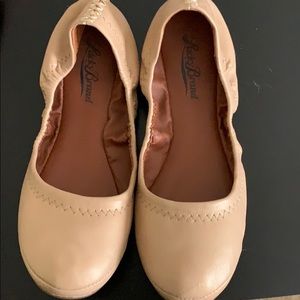 Lucky Brand ballet flats gold metallic